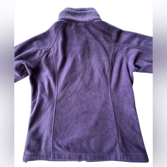 Columbia Benton Springs Purple Full Zip Fleece Jacket Size Womens Size Large - Picture 7 of 8